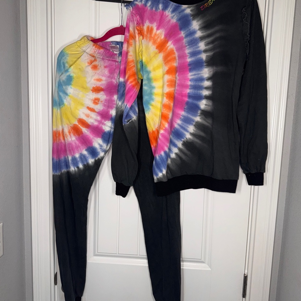 Lola + The Boys Tie-Dye Track Pants & Joggers Set